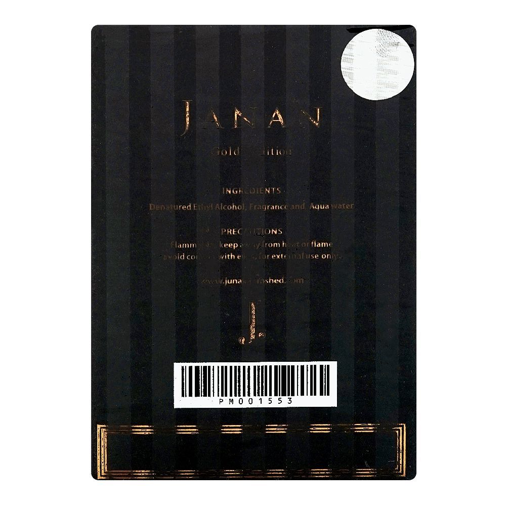 Junaid Jamshed J. Janan Gold Edition, Eau De Parfum, For Men, 200ml - Image 3