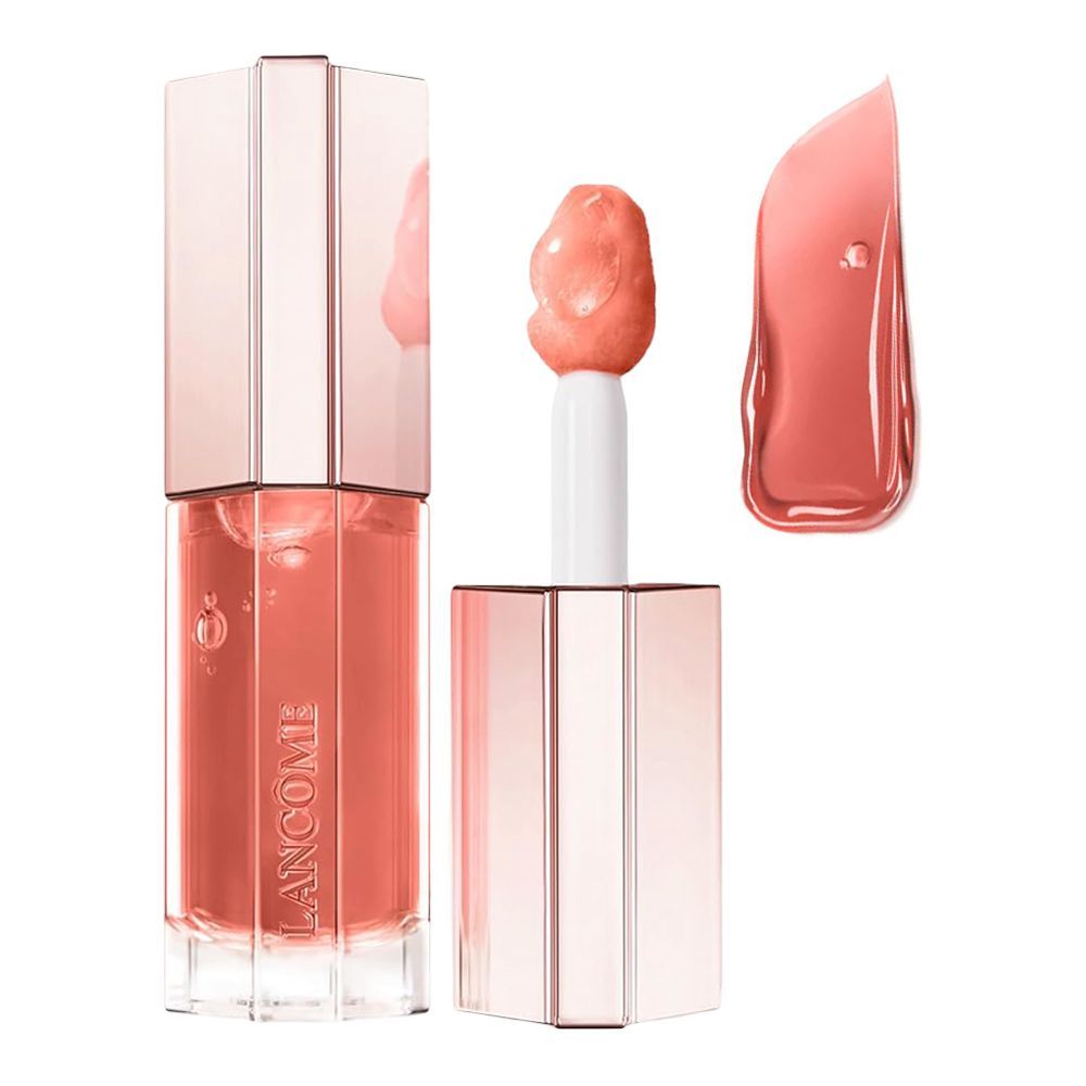 Lancome Paris Idole Juicy Treat 20% Squalane 3D Juicy Shine Oil-In-Gloss, 40 All The Tea, 8.5ml - Main Image