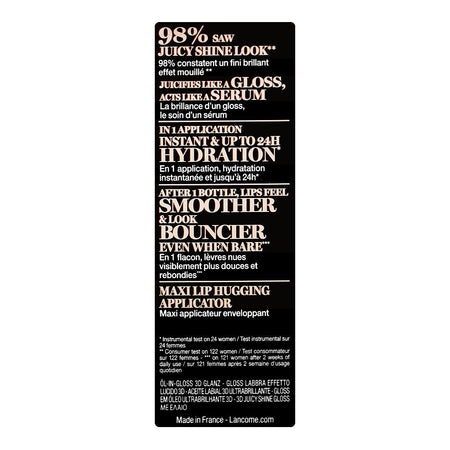Lancome Paris Idole Juicy Treat 20% Squalane 3D Juicy Shine Oil-In-Gloss, 40 All The Tea, 8.5ml - Image 3