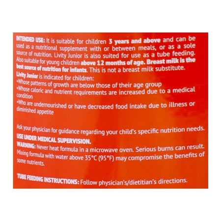 Getz Pharma Livity Junior Vanilla Powder, For 3 Years & Above, 400g Tin - Image 4