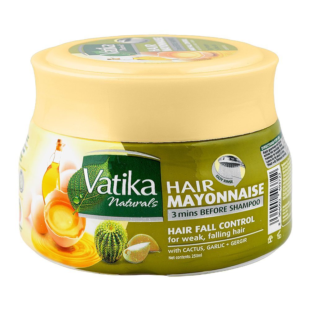 Dabur Vatika Naturals Hair Fall Control Hair Mayonnaise, For Weak Hair, 250ml - Main Image