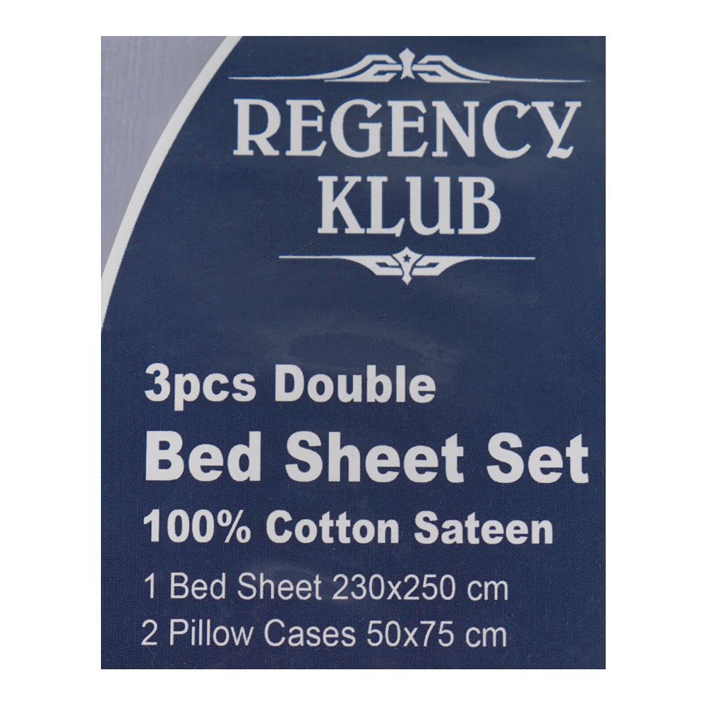 Regency Klub Double Bedsheet Set, Brown, Cotton, Flowers, TC-144, 3-Pieces, 230 X 250cm - Image 2