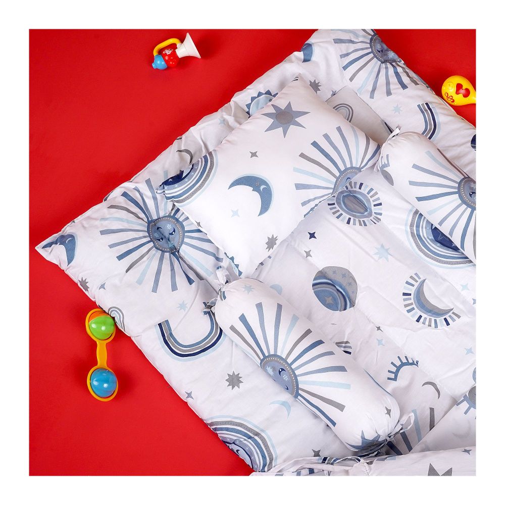 Fun Club Baby Crib Set, Universe, White, Cotton, TC-144, 7-Pack - Image 2