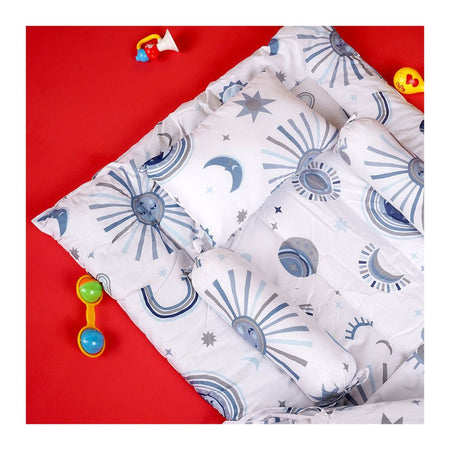 Fun Club Baby Crib Set, Universe, White, Cotton, TC-144, 7-Pack - Image 2