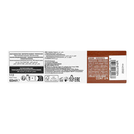 L'Oreal Professionnel Majirel Hair Colouring Cream, 5.52 Light Mahogany Iridescent Brown, 60ml - Image 5