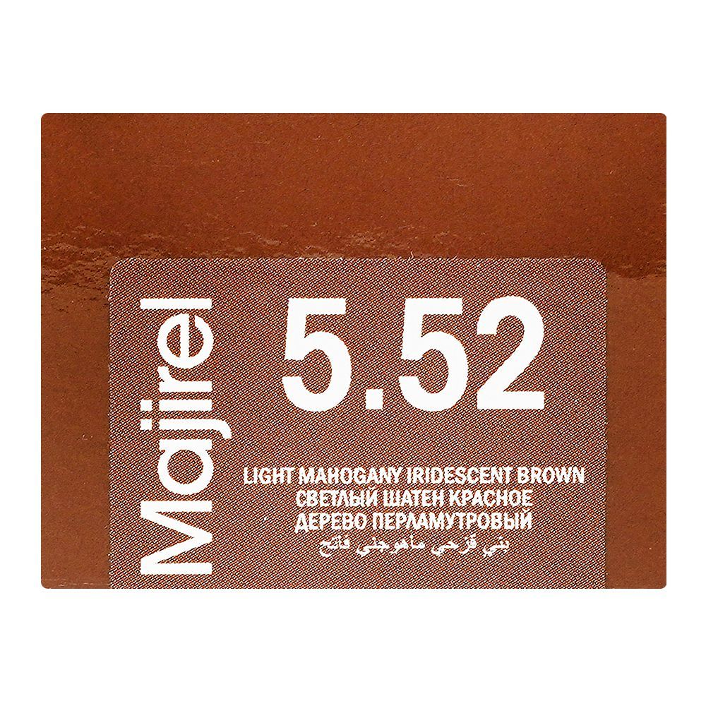 L'Oreal Professionnel Majirel Hair Colouring Cream, 5.52 Light Mahogany Iridescent Brown, 60ml - Image 7