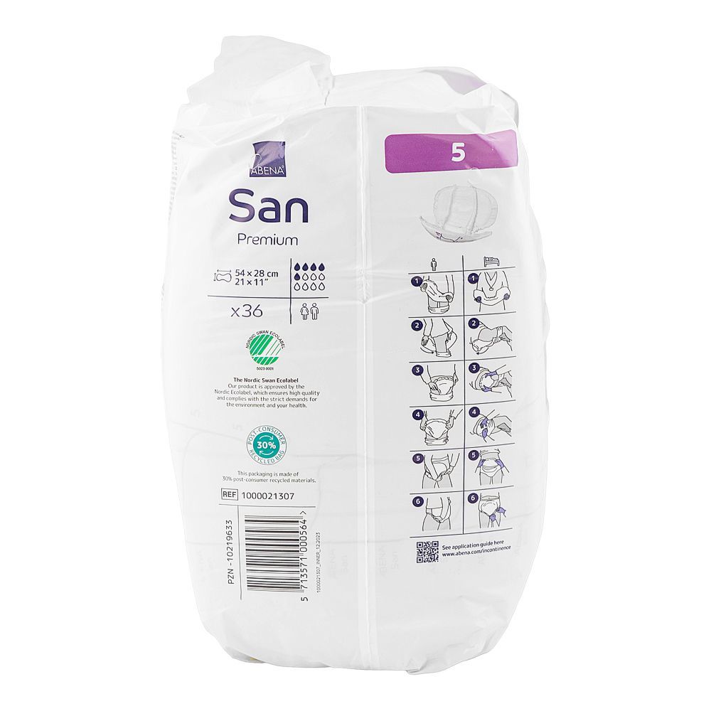 Abena San Premium Bladder Protection Pads, 5, 36-Pack - Image 2