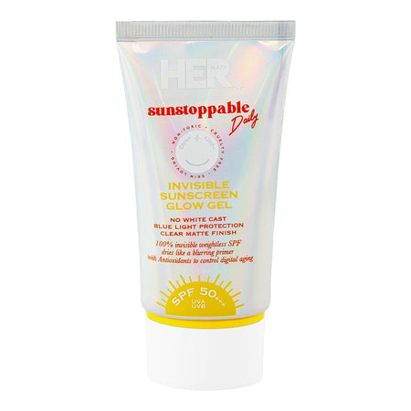 Her Beauty Sunstoppable Daily Invisible Sunscreen Glow Gel, SPF50+++ 50g - Main Image