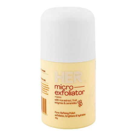 Her Beauty Micro Exfoliator Powder, Rice Extract, For Skin Brightening, 40g - Main Image