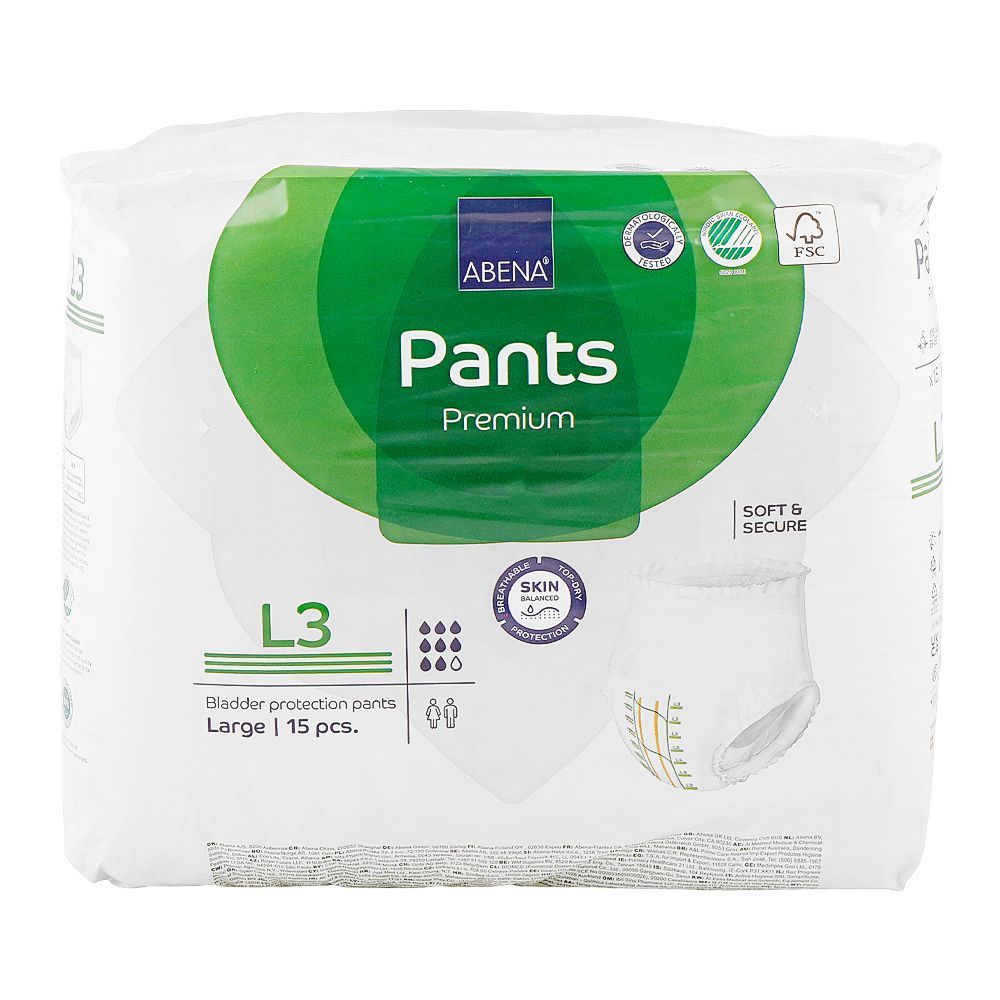 Abena Pants Premium Bladder Protection, Large, L2, 15-Pack - Main Image