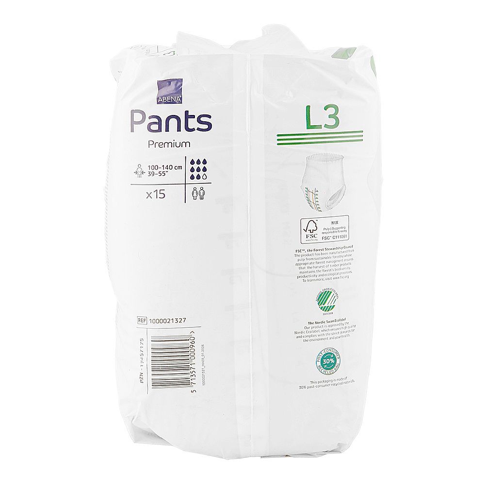 Abena Pants Premium Bladder Protection, Large, L2, 15-Pack - Image 2