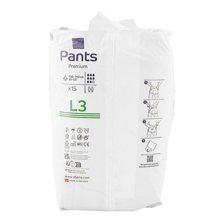Abena Pants Premium Bladder Protection, Large, L2, 15-Pack - Image 3
