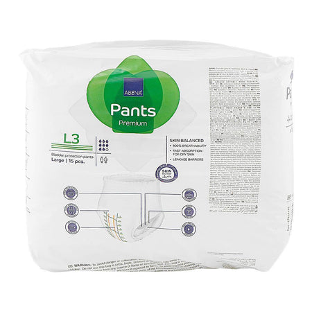 Abena Pants Premium Bladder Protection, Large, L2, 15-Pack - Image 4