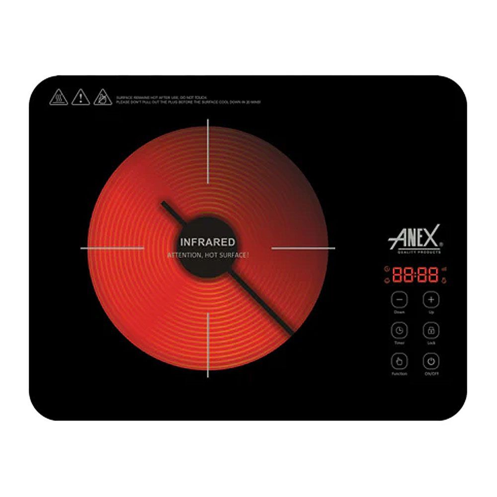 Anex Deluxe Infrared Cooker, 2000W, 220-240V, AG-2168 - Main Image