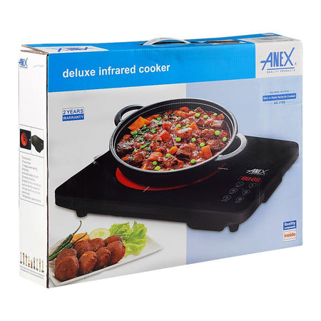 Anex Deluxe Infrared Cooker, 2000W, 220-240V, AG-2168 - Image 2
