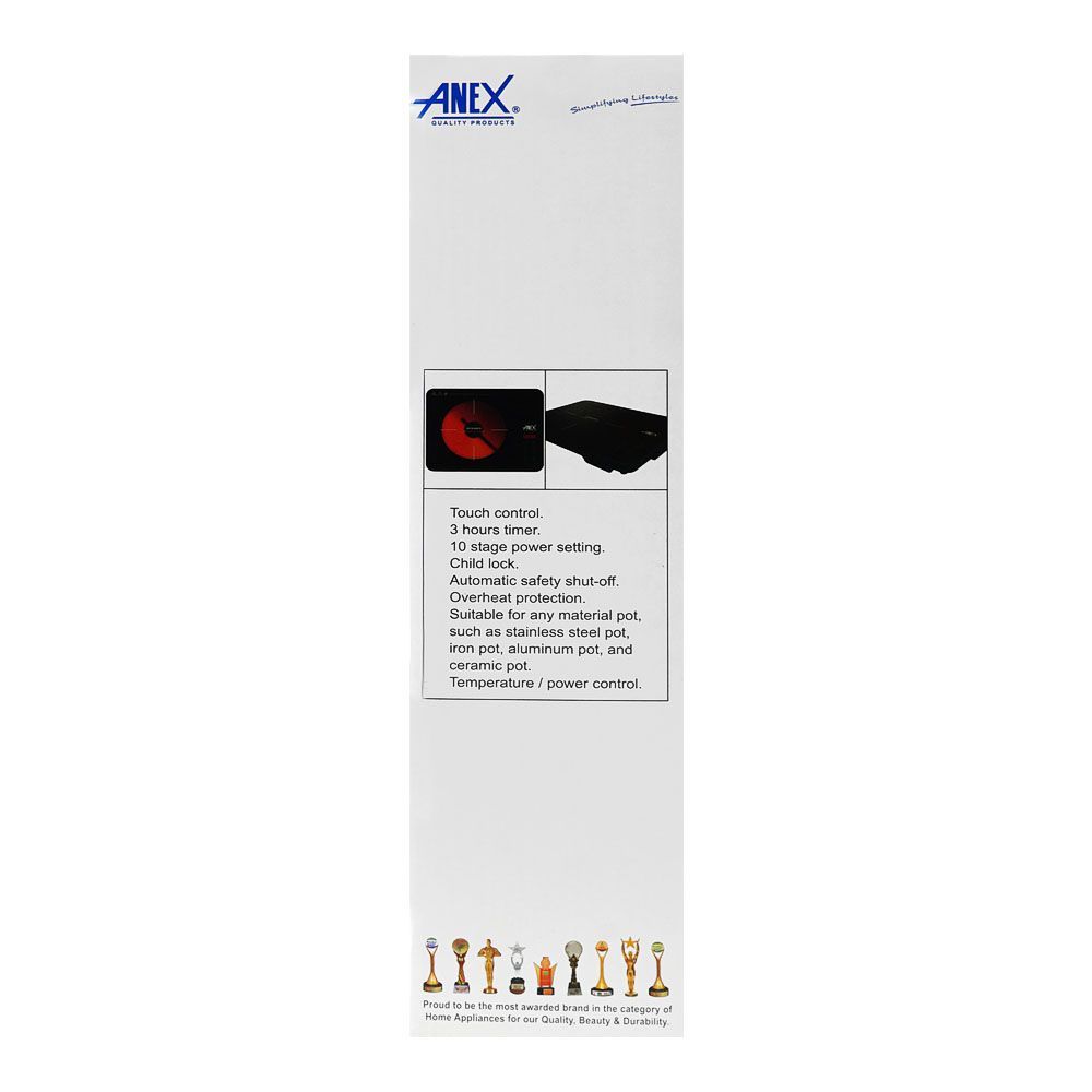 Anex Deluxe Infrared Cooker, 2000W, 220-240V, AG-2168 - Image 4