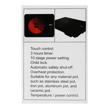 Anex Deluxe Infrared Cooker, 2000W, 220-240V, AG-2168 - Image 5