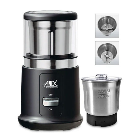 Anex Deluxe Wet & Dry Grinder, 250W, 220-240V, 70g Capacity, AG-649 - Main Image