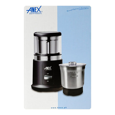 Anex Deluxe Wet & Dry Grinder, 250W, 220-240V, 70g Capacity, AG-649 - Image 4
