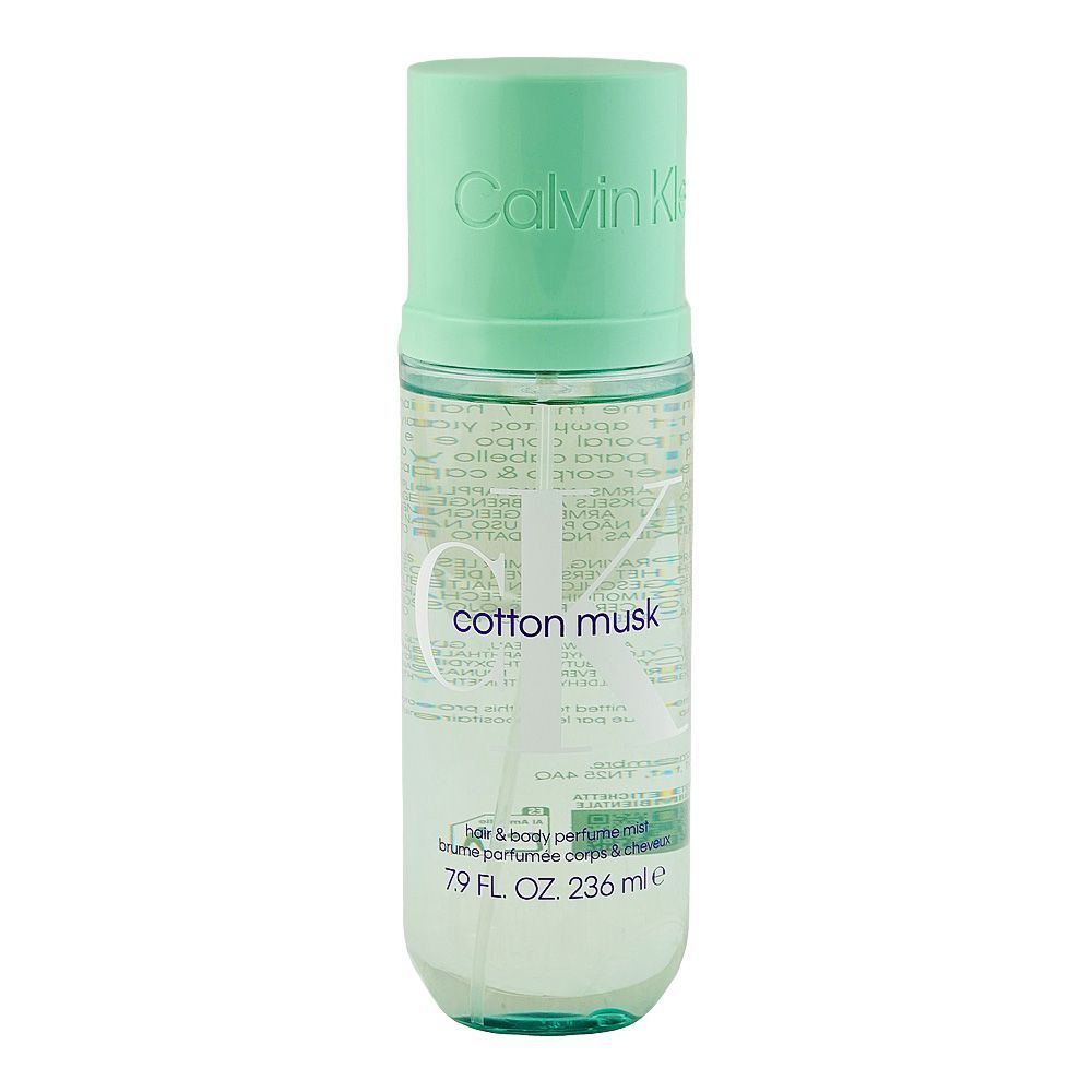 Calvin Klein Cotton Musk Hair & Body Perfume Mist, For Men & Women, 236ml - Main Image