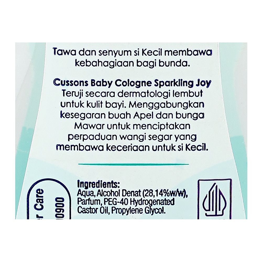 Cussons Sparkling Joy Mood Scent Baby Cologne, 100ml - Image 3
