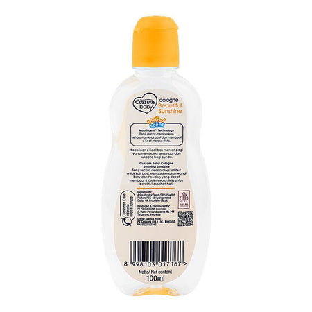 Cussons Beautiful Sunshine Mood Scent Baby Cologne, 100ml - Image 2