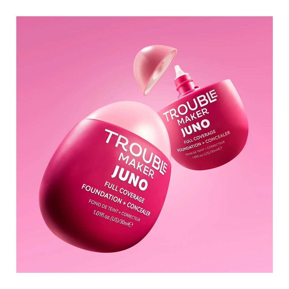 Trouble Maker Juno Full Coverage Matte Foundation, Fairy Dust, 30ml - Main Image