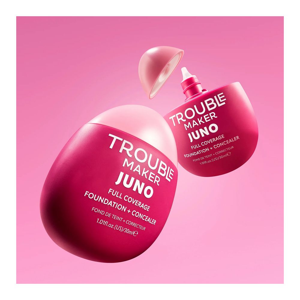 Trouble Maker Juno Full Coverage Matte Foundation, Rascal, 30ml - Main Image