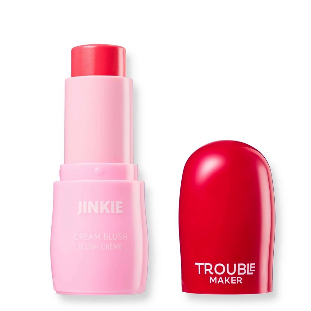 Trouble Maker Jinkie Stick Cream Blush, Cheer Up Hot Pink - Main Image