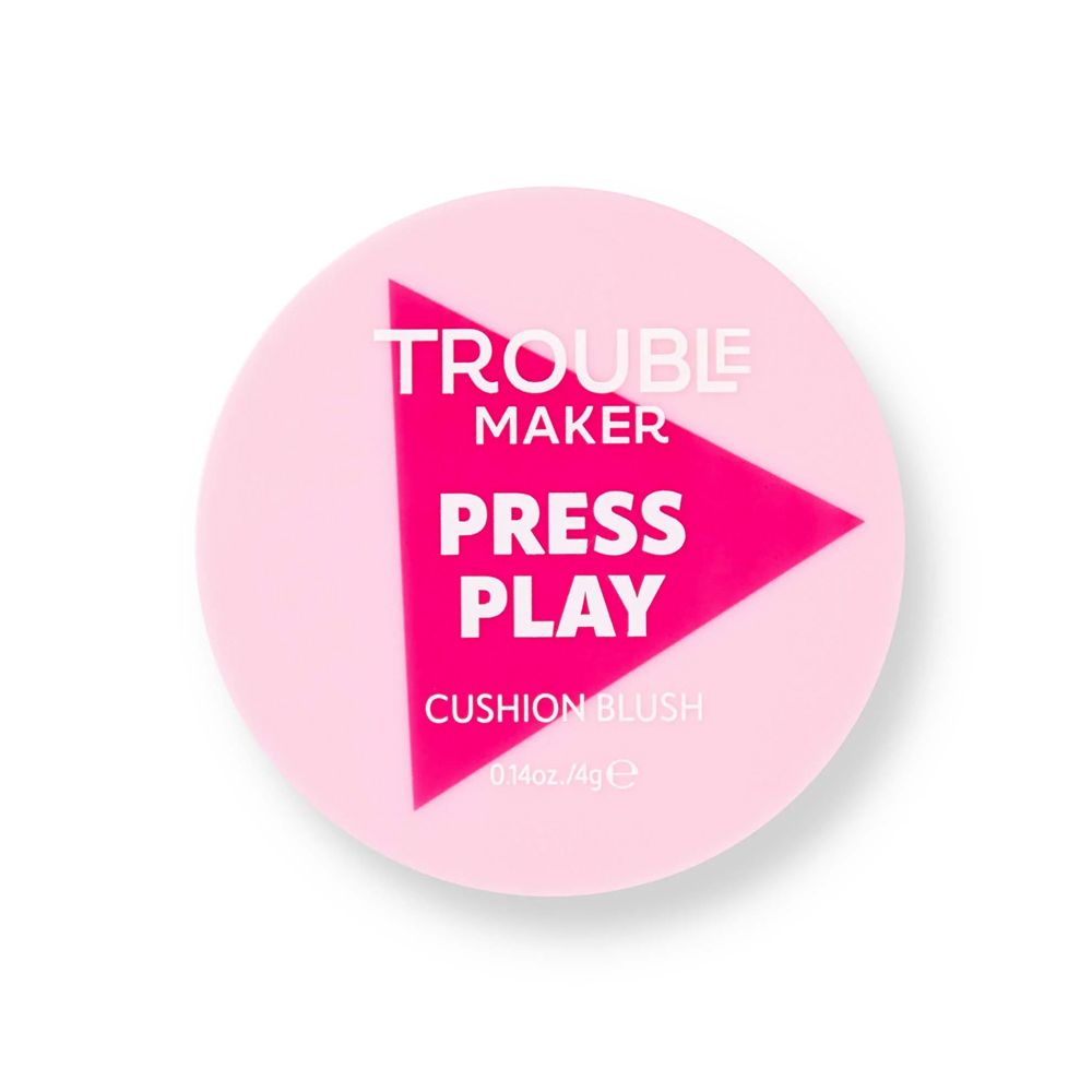 Trouble Maker Press Play Blush Cushion, Remix Peach, 4g - Image 3