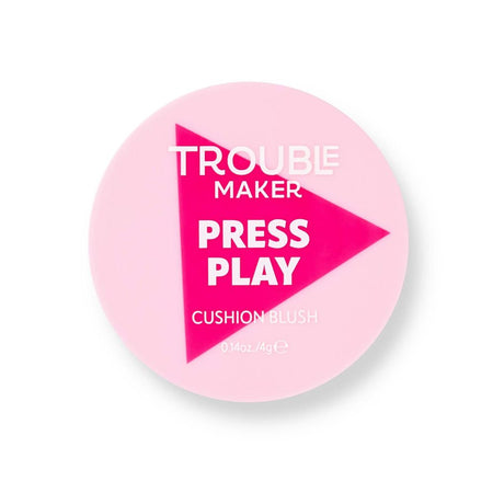 Trouble Maker Press Play Blush Cushion, Double Tap Light Pink, 4g - Image 3