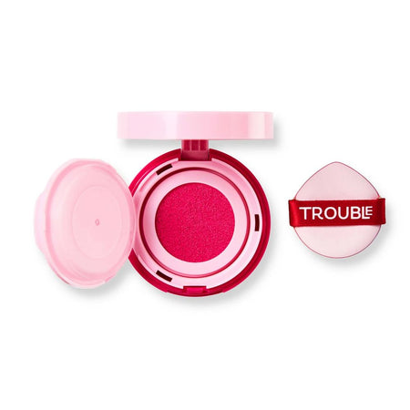Trouble Maker Press Play Blush Cushion, Non Stop Hot Pink, 4g - Main Image
