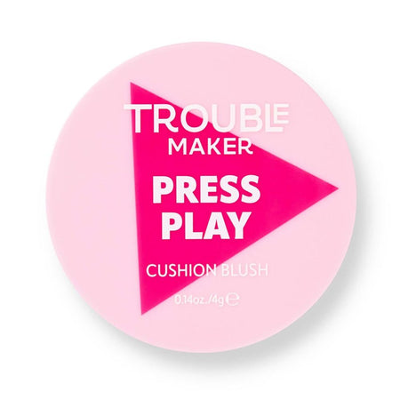 Trouble Maker Press Play Blush Cushion, Non Stop Hot Pink, 4g - Image 3