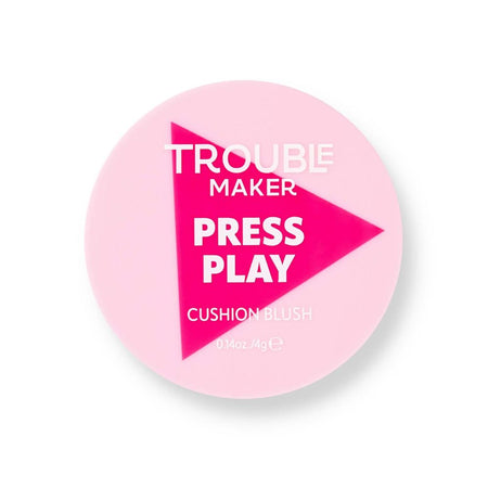 Trouble Maker Press Play Blush Cushion, On Repeat Rosie Pink, 4g - Image 3