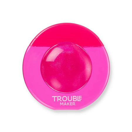 Trouble Maker Bubble Trouble Lip Gloss, Vitamin E + Jojoba Oil, Phee Pink, 12ml - Image 2