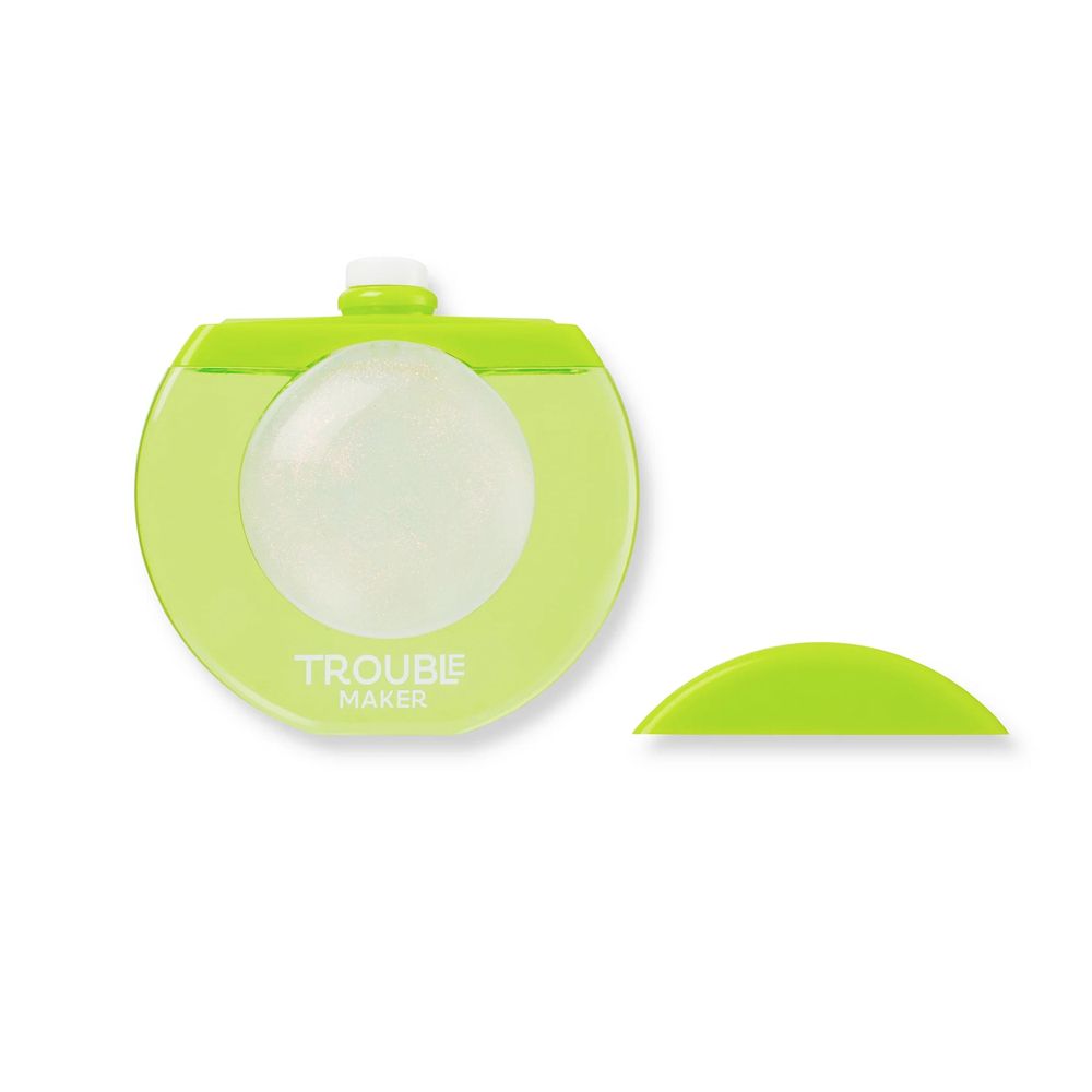 Trouble Maker Bubble Trouble Lip Gloss, Vitamin E + Jojoba Oil, Elijah Clear, 12ml - Main Image