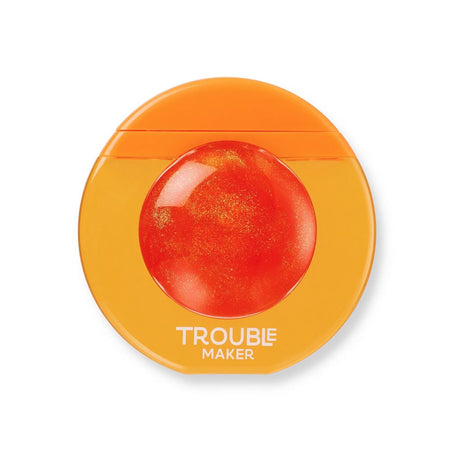 Trouble Maker Bubble Trouble Lip Gloss, Vitamin E + Jojoba Oil, Ola Orange, 12ml - Image 2
