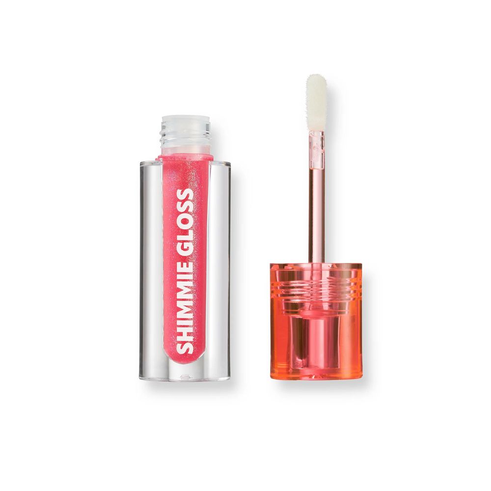 Trouble Maker Shimmie Gloss, Vitamin E + Jojoba Oil, Lucky Charm Peach - Main Image