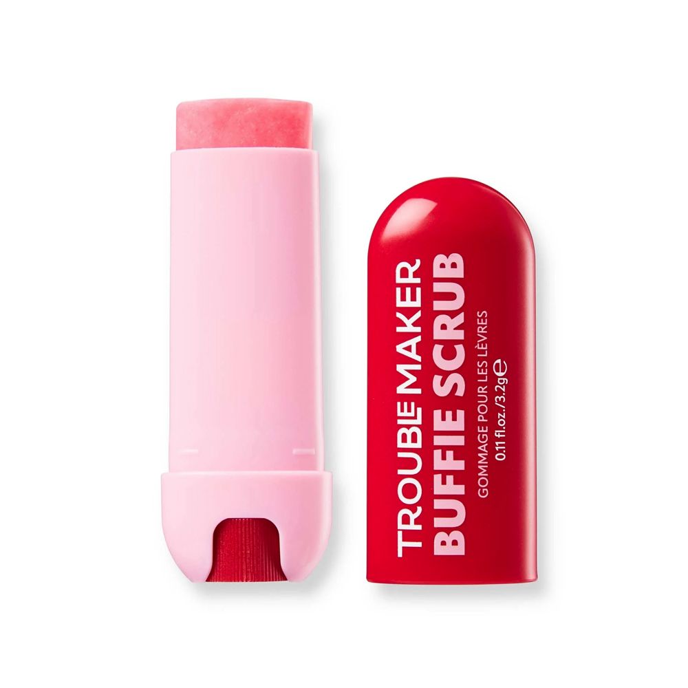Trouble Maker Buffie Sugar Lip Scrub, Hyaluronic Acid + Vitamin E, 3.2g - Main Image