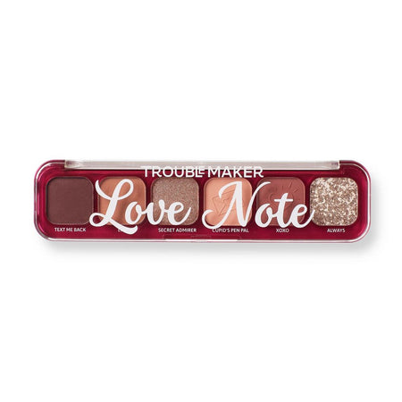 Trouble Maker Little Trouble Eyeshadow Palette, Love Note, 6-Pack - Image 2