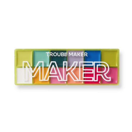 Trouble Maker Cream Colourful Maker Palette, Vitamin E + Shea Butter, The Mixer, 12-Pack - Main Image