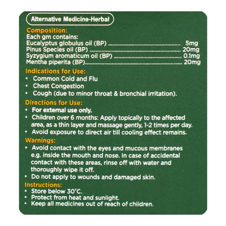 Herbion Linkus Chest Rub For Children, 25g - Image 3