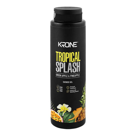 Krone Tropical Splash Green Apple & Pineapple Body, Face & Hair Shower Gel, 600ml - Main Image