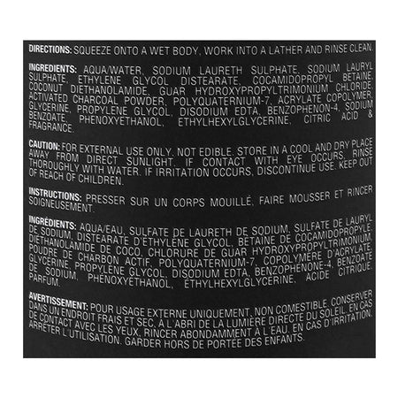 Krone Deep Clean With Activated Charcoal Body, Face & Hair Shower Gel, 600ml - Image 3