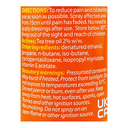 Savoy Advance Antiseptic Burn Relief Spray, 50ml - Image 3