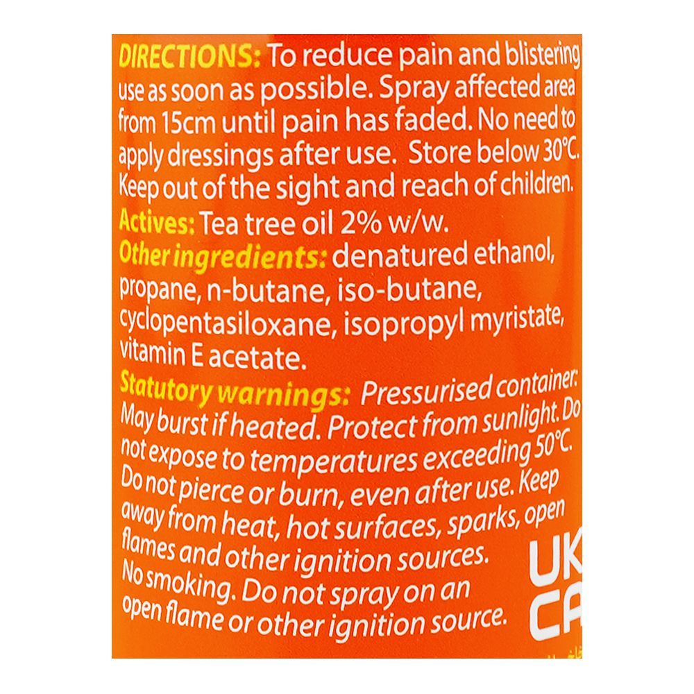 Savoy Advance Antiseptic Burn Relief Spray, 50ml - Image 3