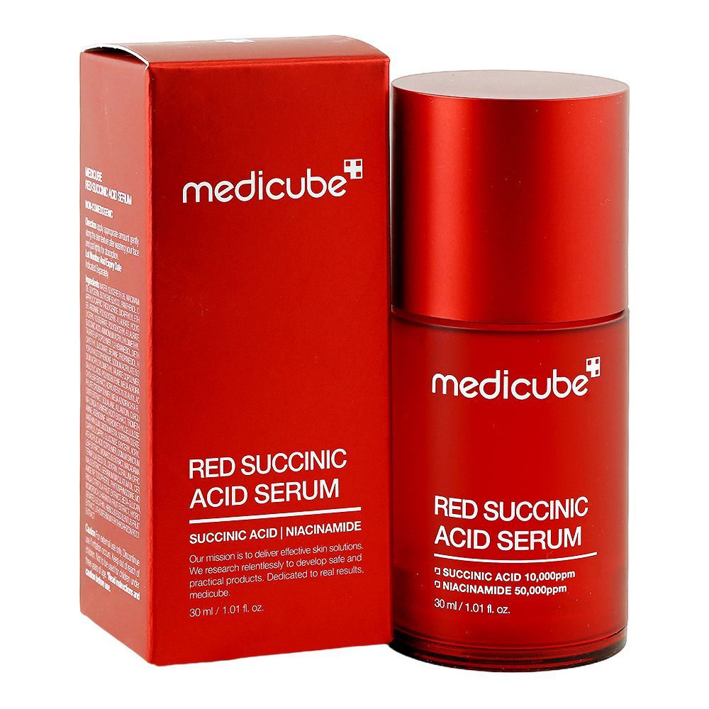 Medicube Red Succinic Acid Serum, Succinic Acid, Niacinamide, For Acne-Prone Skin, 30ml - Main Image