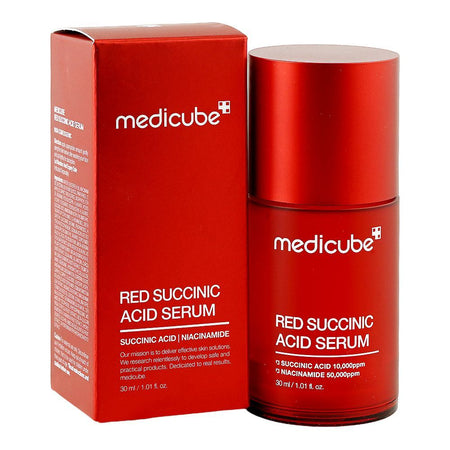 Medicube Red Succinic Acid Serum, Succinic Acid, Niacinamide, For Acne-Prone Skin, 30ml - Main Image