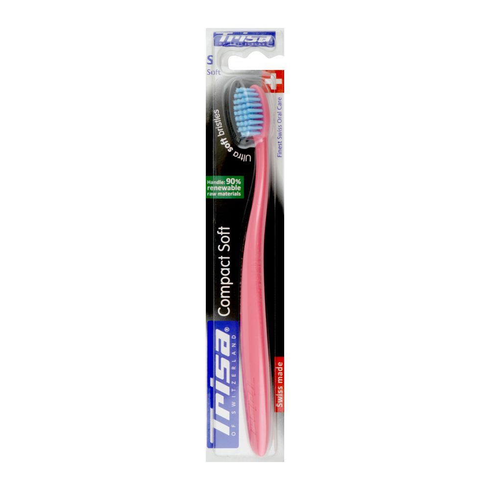 Trisa Compact Toothbrush, Soft - Main Image