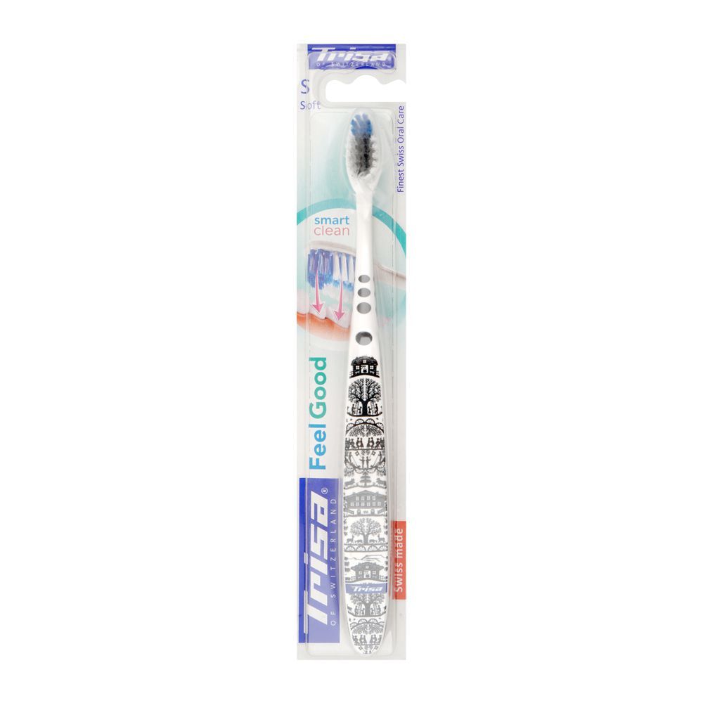 Trisa Feel Good Smart Clean Toothbrush, Soft - Main Image